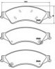 BREMBO P 24 153 Brake Pad Set, disc brake